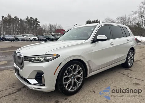 2021 BMW X7 xDrive40I из США, поврежденный, VIN 5UXCW2C00M9H53341